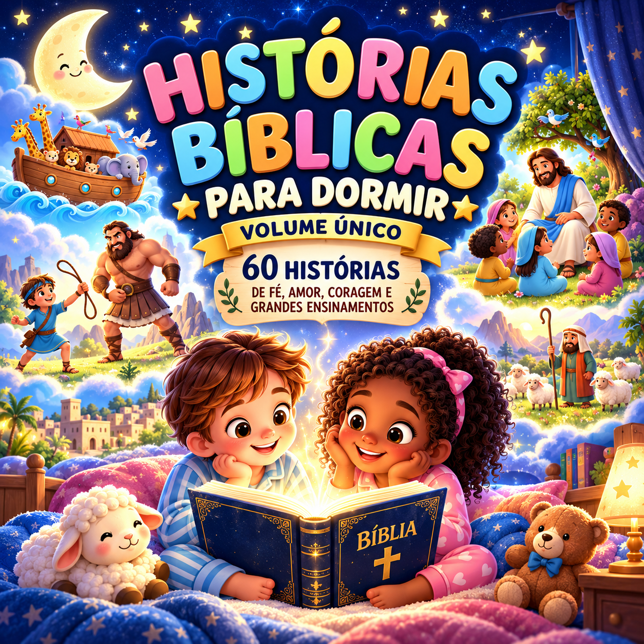 Devocional Infantil Volume Único com 60 histórias